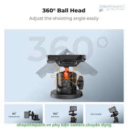 thumbnail Ballhead K&F concept nam châm thao tác nhanh gắn smartphone và action cam(kf31.156) - 3