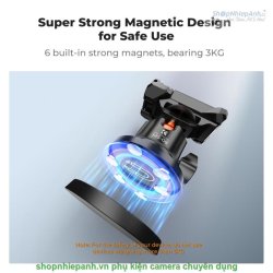 thumbnail Ballhead K&F concept nam châm thao tác nhanh gắn smartphone và action cam(kf31.156) - 1