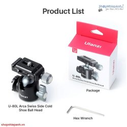 thumbnail Ballhead Ulanzi U-80L arca-swiss shoe - 3