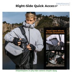 thumbnail Balo K&F concept Backpack 30L Star Wander 01 Black (KF13.206V1) - 3