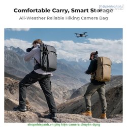 thumbnail Balo K&F concept Backpack 30L Star Wander 01 Black (KF13.206V1) - 4