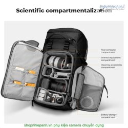 thumbnail Balo K&F concept Backpack 40L Star Wander 01 Black (KF13.207V1) - 5