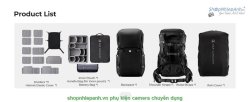 thumbnail Balo K&F concept Backpack 40L Star Wander 01 Black (KF13.207V1) - 8