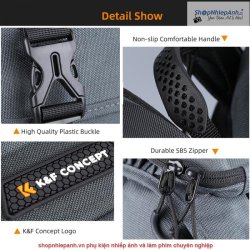 thumbnail Balo K&F concept Backpack Front HardShell KF13.098V1 25L Xám - 4