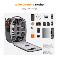 thumbnail Balo K&F concept Backpack Front HardShell KF13.134V4 22L - 0