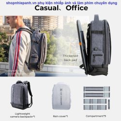 thumbnail Balo K&F concept Backpack KF13.044 15L - 4