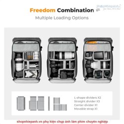 thumbnail Balo K&F concept Backpack KF13.066V15 Urban Wander 02 20L - 3