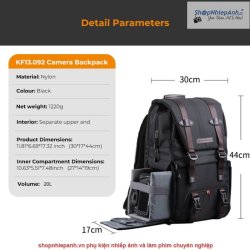 thumbnail Balo K&F concept Backpack KF13.092 20L - 6