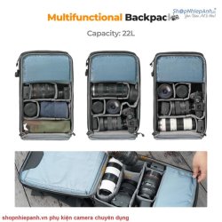 thumbnail Balo K&F concept Backpack KF13.104V2 Nature Wander BLack 22L - 0