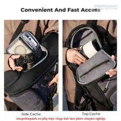 thumbnail Balo K&F concept Backpack KF13.178 Nature Wander 08 32L (Grey) - 4