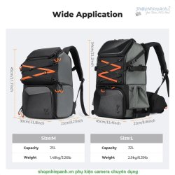 thumbnail Balo K&F concept Backpack KF13.180 Star Wander 03 25L - 5