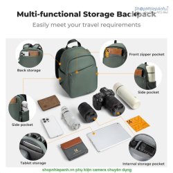 thumbnail Balo K&F concept Backpack KF13.301V1 Green 5L - 2