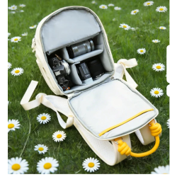 thumbnail Balo K&F Concept backpack lightweight urban wander 03 KF13.230 creamy yellow 12L - 3
