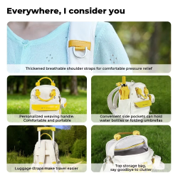 thumbnail Balo K&F Concept backpack lightweight urban wander 03 KF13.230 creamy yellow 12L - 2