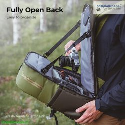 thumbnail Balo K&F Concept KF13.087AV2 Urban Wander 01 army green 20L - 7