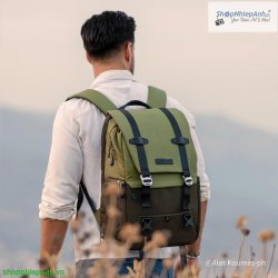 thumbnail Balo K&F Concept KF13.087AV2 Urban Wander 01 army green 20L - 4