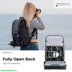 thumbnail Balo K&F Concept KF13.087AV5 Urban Wander 01 (Black Grey) 20L - 3