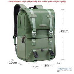 thumbnail Balo K&F Concept KF13.087AV9 Urban Wander 01 Light Green 20L - 7