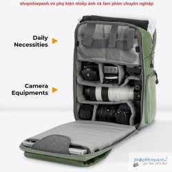 thumbnail Balo K&F Concept KF13.087AV9 Urban Wander 01 Light Green 20L - 1