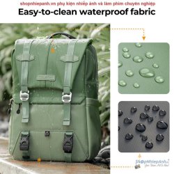 thumbnail Balo K&F Concept KF13.087AV9 Urban Wander 01 Light Green 20L - 6