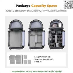 thumbnail Balo K&F concept KF13.141V2 10L Grey - 3