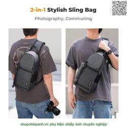 thumbnail Balo K&F concept KF13.141V2 10L Grey - 1