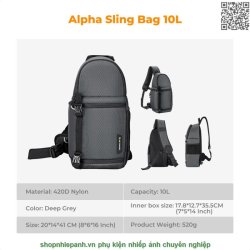 thumbnail Balo K&F concept KF13.141V2 10L Grey - 5