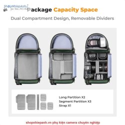 thumbnail Balo K&F concept KF13.141V3 Green 10L - 6