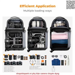 thumbnail Balo K&F concept Sling bag Backpack KF13.176 Urban Wanderer U02 10L - 3