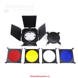 thumbnail Barndoor mini honey comb with color filters for Reflector Bow - 0