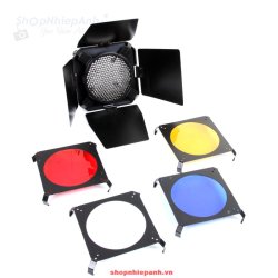 thumbnail Barndoor mini honey comb with color filters for Reflector Bow