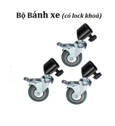 thumbnail Bánh xe chân đèn PT22 có lock khóa