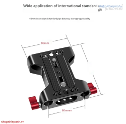 thumbnail Base plate I4 rod 15mm - 5
