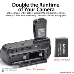 thumbnail Battery Grip Kingma BG-E18 KingMa BG-E18 for Canon 750D 760D X8i T6S T6i - 0