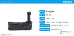 thumbnail Battery Grip Kingma BG-E20 for canon 5DIV 5D4 - 3