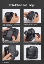 thumbnail Battery Grip Kingma for panasonic DMW-BGGH5  GH5 GH5S - 3