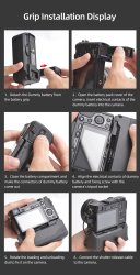 thumbnail Battery Grip Kingma VG-A6300 for sony A6400 A6300 A6000 A6100 - 8