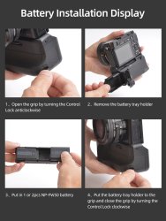 thumbnail Battery Grip Kingma VG-A6300 for sony A6400 A6300 A6000 A6100 - 9