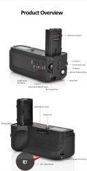 thumbnail Battery Grip Kingma VG-C2EM for Sony A7II A7RII A7SII - 5