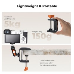 thumbnail Bộ 2 Kẹp chữ C kim loại K&F CONCEPT Desk C-Clamp Mount/Aluminum Desk Mount Holder (kf31.224) - 4
