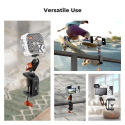 thumbnail Bộ 2 Kẹp chữ C kim loại K&F CONCEPT Desk C-Clamp Mount/Aluminum Desk Mount Holder (kf31.224) - 5