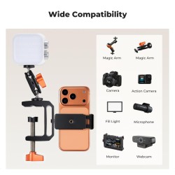 thumbnail Bộ 2 Kẹp chữ C kim loại K&F CONCEPT Desk C-Clamp Mount/Aluminum Desk Mount Holder (kf31.224) - 2
