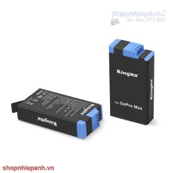 thumbnail Bộ 2 pin và sạc đôi LCD KingMa BM058 SPCC1B for gopro MAX - 0