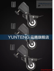 thumbnail Bộ 3 Bánh xe chân đèn Tripod Yunteng VCT-800 - 1