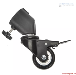 thumbnail Bộ 3 Bánh xe chân đèn Tripod Yunteng VCT-800 - 3