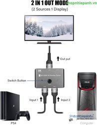 thumbnail Bộ chuyển đổi HDMI Kingma 8K Bi Directional Switcher và Splitter - 0