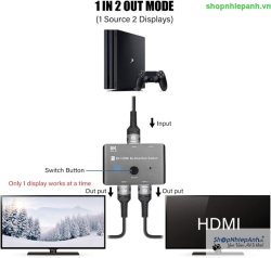 thumbnail Bộ chuyển đổi HDMI Kingma 8K Bi Directional Switcher và Splitter - 1