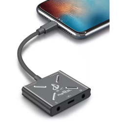 thumbnail Bộ chuyển đổi Livestream Lightning Iphone đa năng vừa sạc vừa live