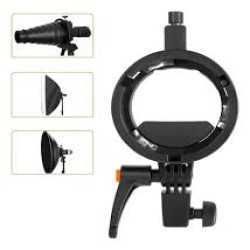 thumbnail Bộ Gá Đèn Flash adapter bowens Triopo TR-05B (dùng được cả flash đầu tròn V1 V100 AD200...) - 5