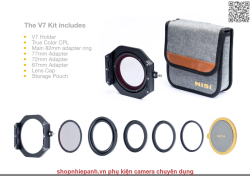 thumbnail Bộ gắn kính lọc ánh sáng Nisi - Holder Kit V7 (bao gồm khay và kính lọc TRUE COLOR NC CPL) - 5